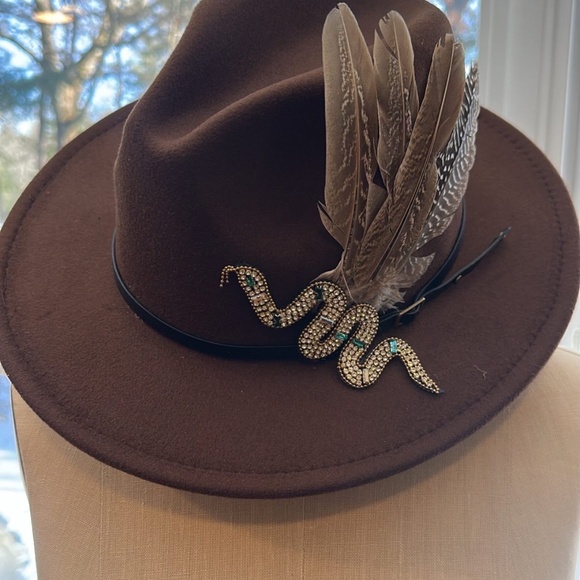 Chocolate Brown Statement Hat main image 3